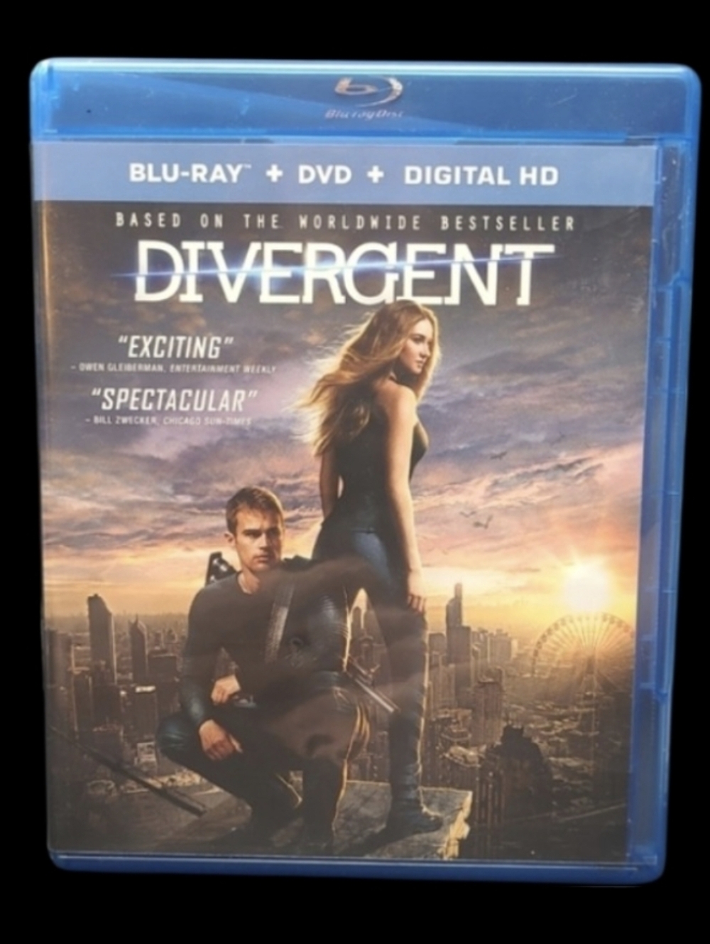 BLU-RAY+DVD "DIVERGENT" 2 DISC SET